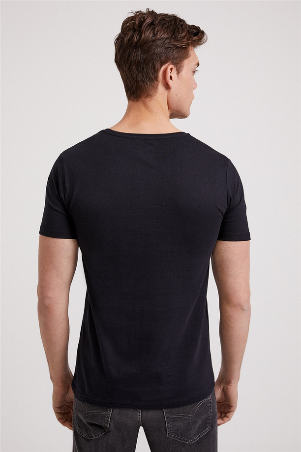 Londonlogo Erkek O Yaka T-Shirt