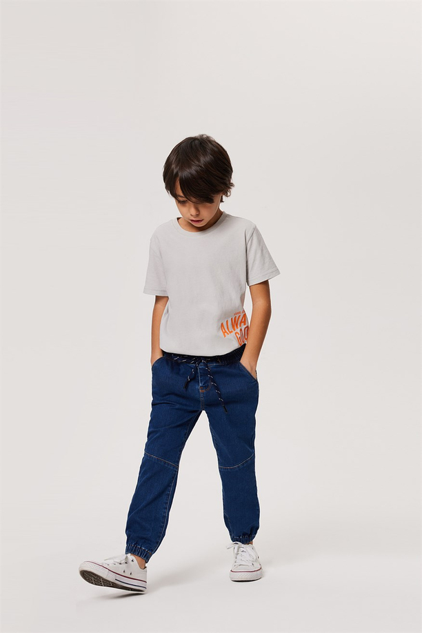 Lucas Erkek Çocuk Jean Pantolon Mıd Blue