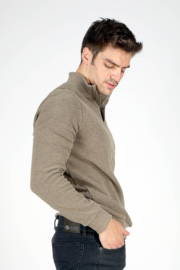 LUKE ERKEK DİK YAKA SWEATSHIRT