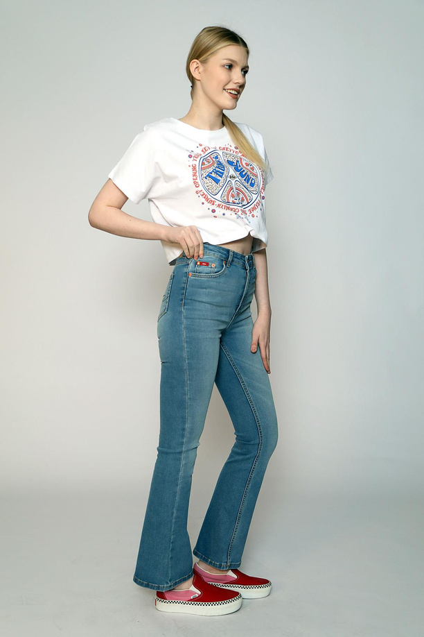 LUNA KADIN JEAN PANTOLON