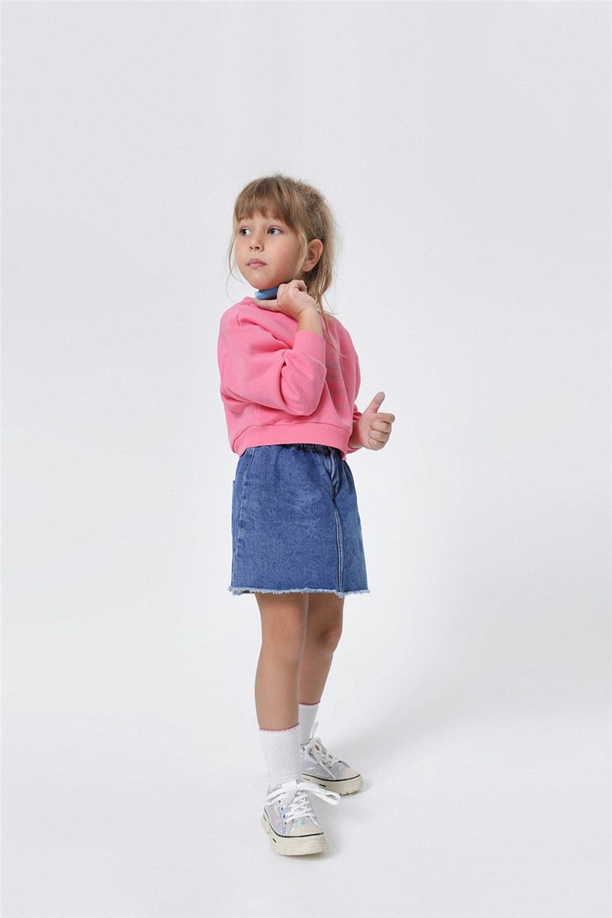 LUNA KIZ ÇOCUK O YAKA S-SHIRT