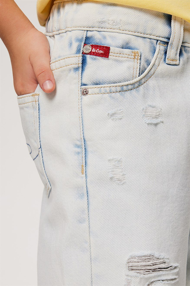 Maldıves Kız Çocuk Jean Pantolon Lıght Wash