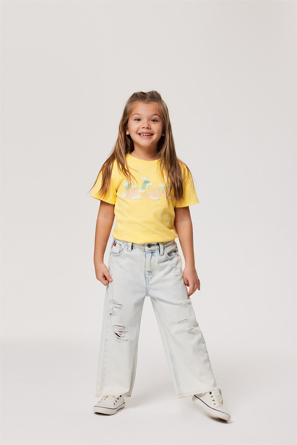 Maldıves Kız Çocuk Jean Pantolon Lıght Wash