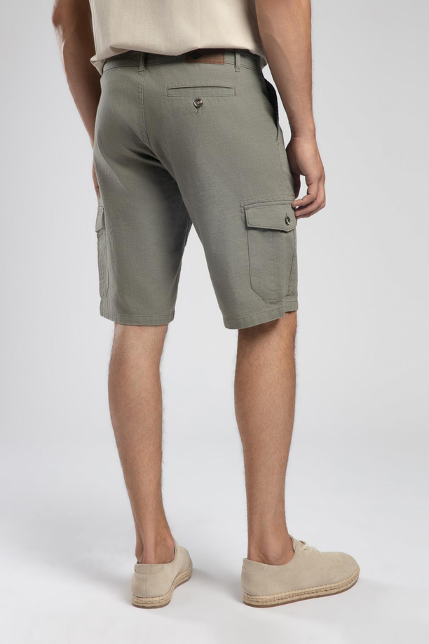 Man 1 Erkek %100 Pamuk Dokuma Şort