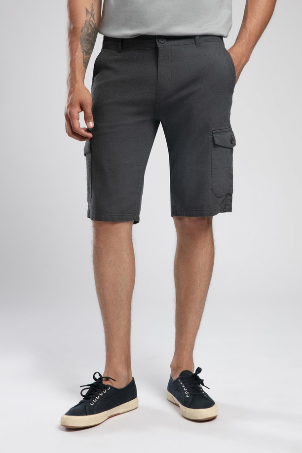 Man 1 Erkek %100 Pamuk Dokuma Şort