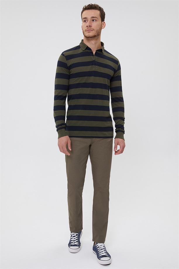 MARK ERKEK POLO YAKA SWEATSHIRT