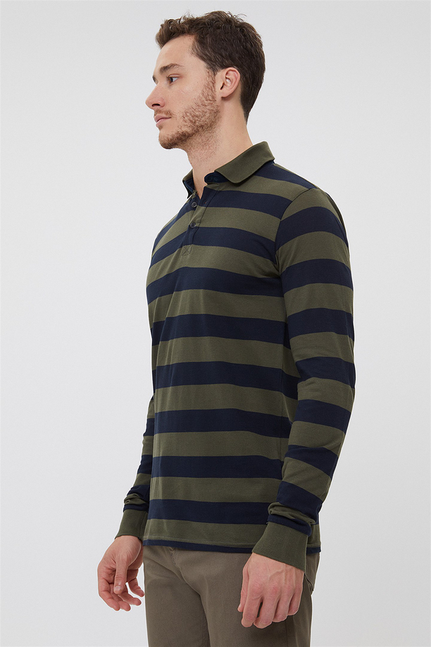 MARK ERKEK POLO YAKA SWEATSHIRT