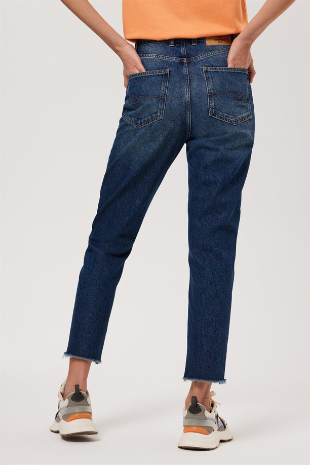 Marlyn Kadın Jean Pantolon Blue Stone