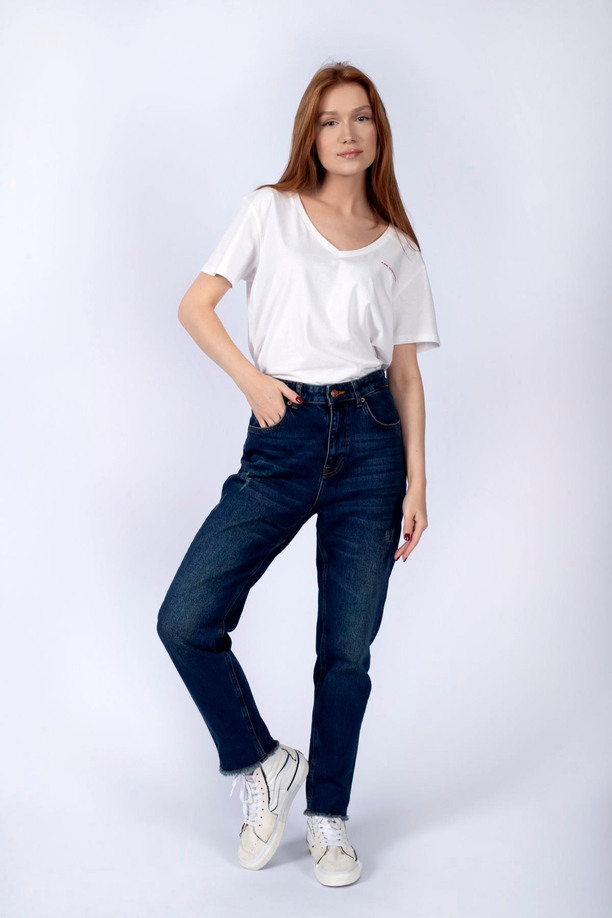 Marlyn Kadın Jean Pantolon Hıllary Dark Blue