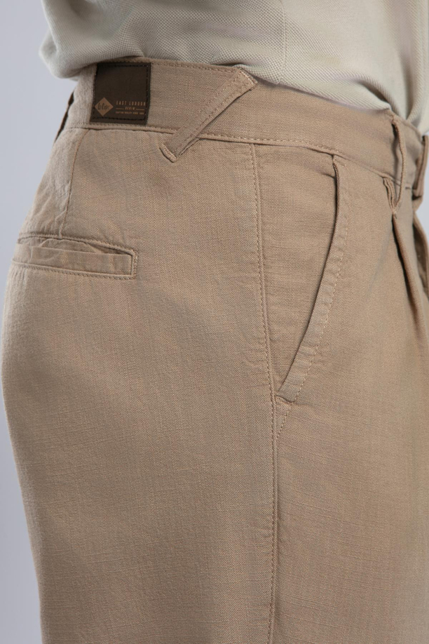 Matteo Erkek Dokuma Pantolon Camel