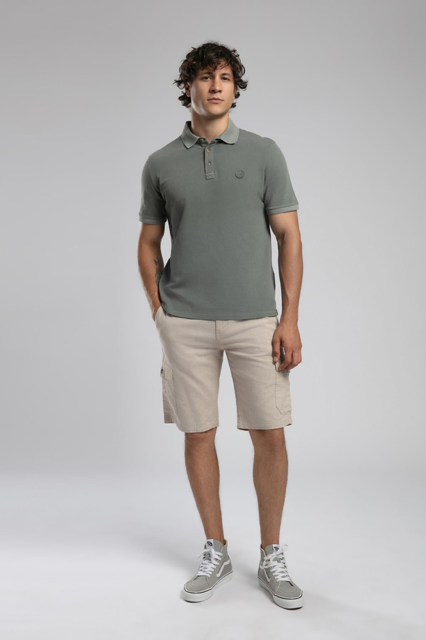 Mules Erkek %100 Pamuk Polo Yaka T-Shirt