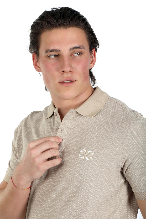 NAVAGOİ ERKEK BASKILI PİKE POLO YAKA T-SHIRT
