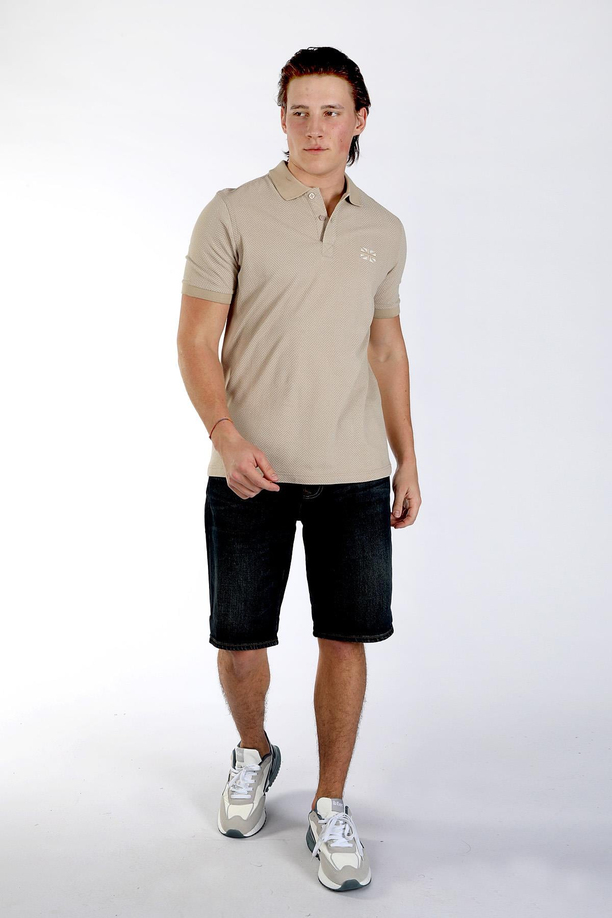 NAVAGOİ ERKEK BASKILI PİKE POLO YAKA T-SHIRT