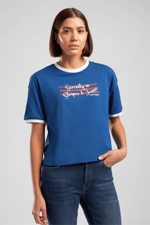 NEW BRIANA KADIN O YAKA T-SHIRT