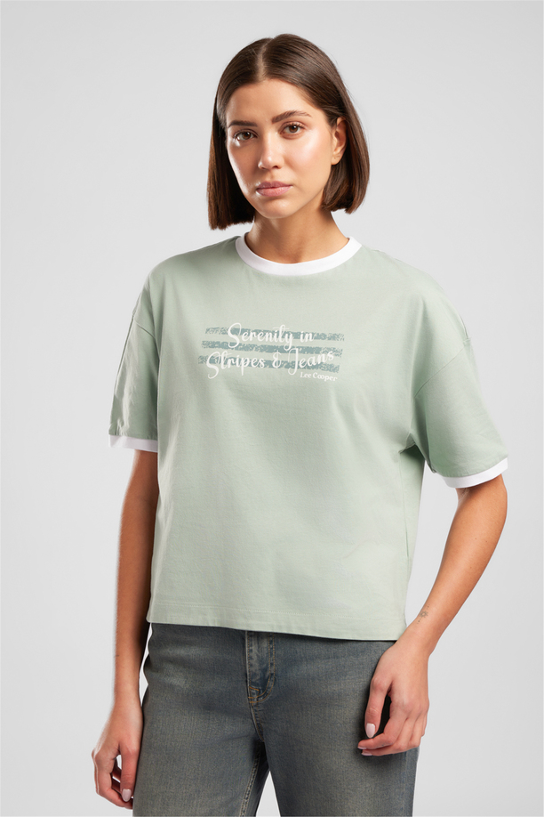 NEW BRIANA KADIN O YAKA T-SHIRT