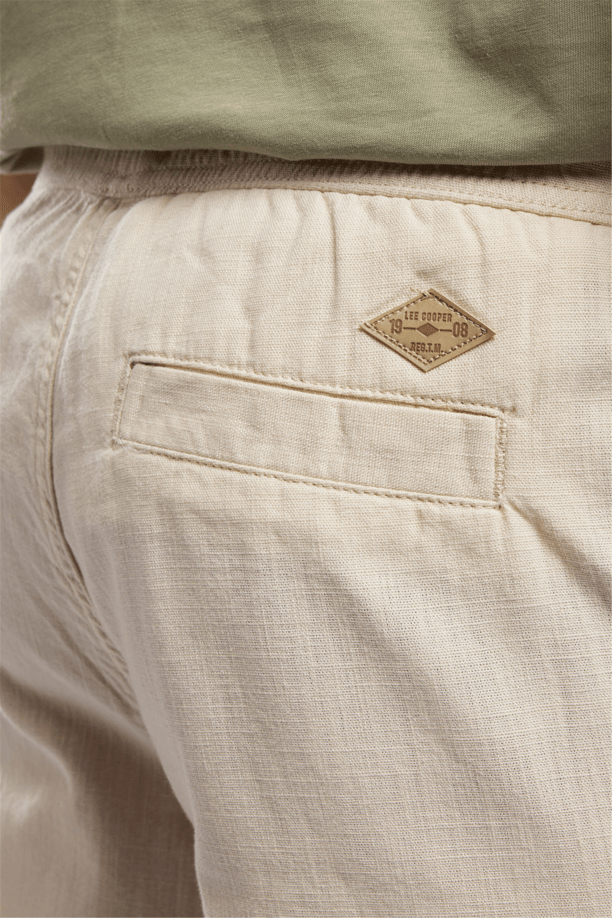 New Erkek Regular Straight Fit Pantolon Beyaz