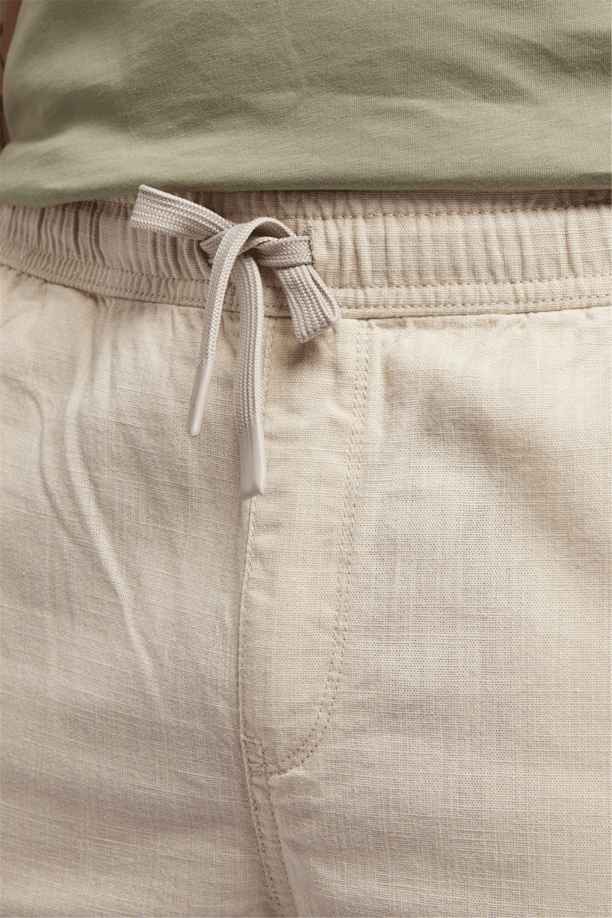 New Erkek Regular Straight Fit Pantolon Beyaz