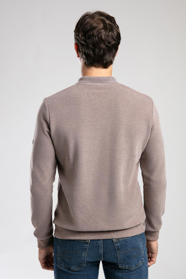 NEWBLEND ERKEK POLO YAKA SWEATSHIRT