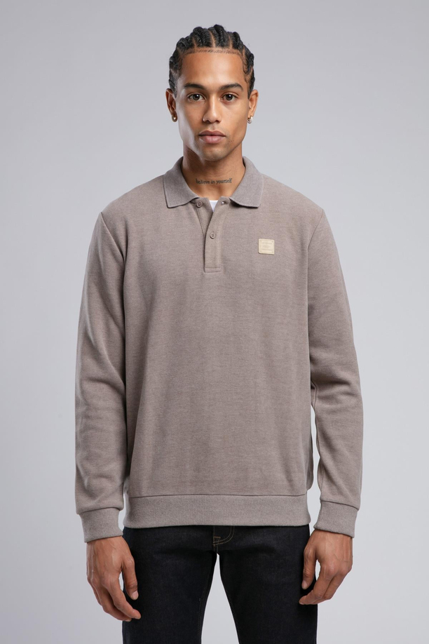 NEWBLEND ERKEK POLO YAKA SWEATSHIRT