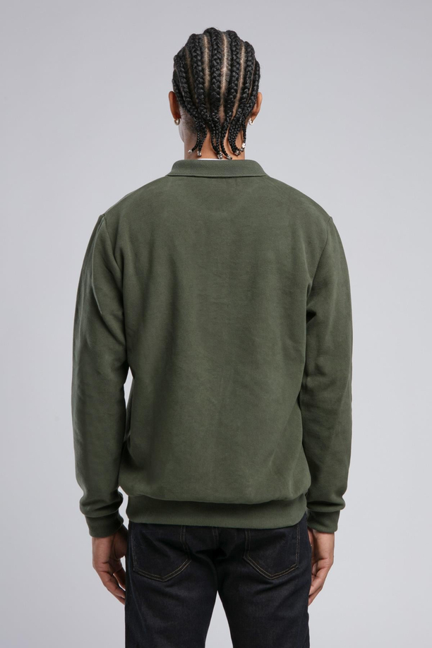 NEWBLEND ERKEK POLO YAKA SWEATSHIRT