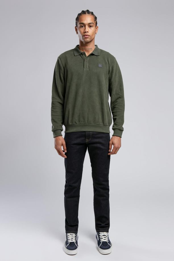 NEWBLEND ERKEK POLO YAKA SWEATSHIRT