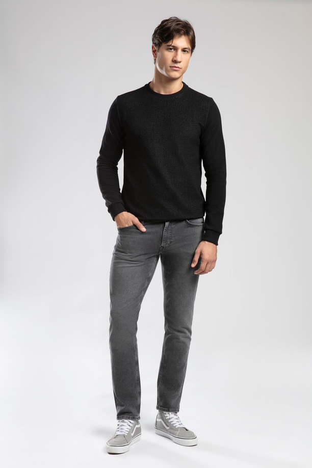 NEWDIAGONAL ERKEK O YAKA SWEATSHIRT