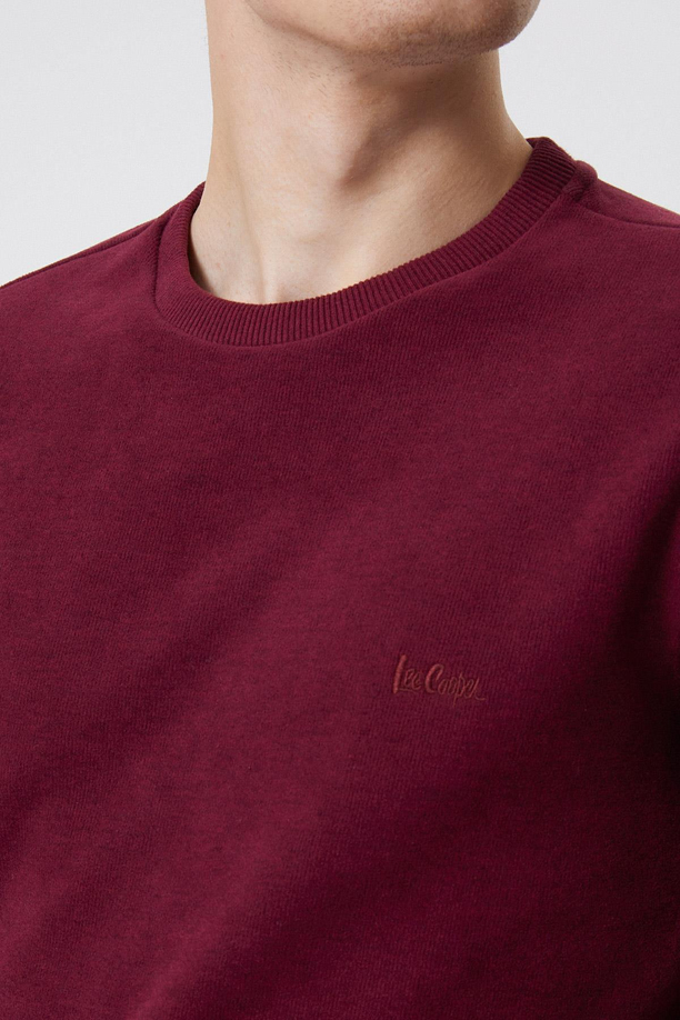 Newdwade Erkek Sweatshırt Bordo 
