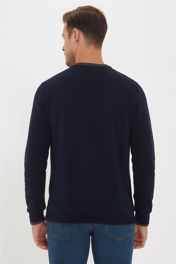 NEWDWADE ERKEK V YAKA SWEATSHIRT