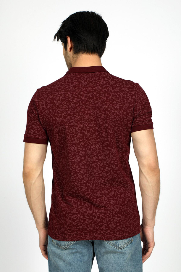 Newfresh Erkek Polo Yaka T-Shırt Mürdüm