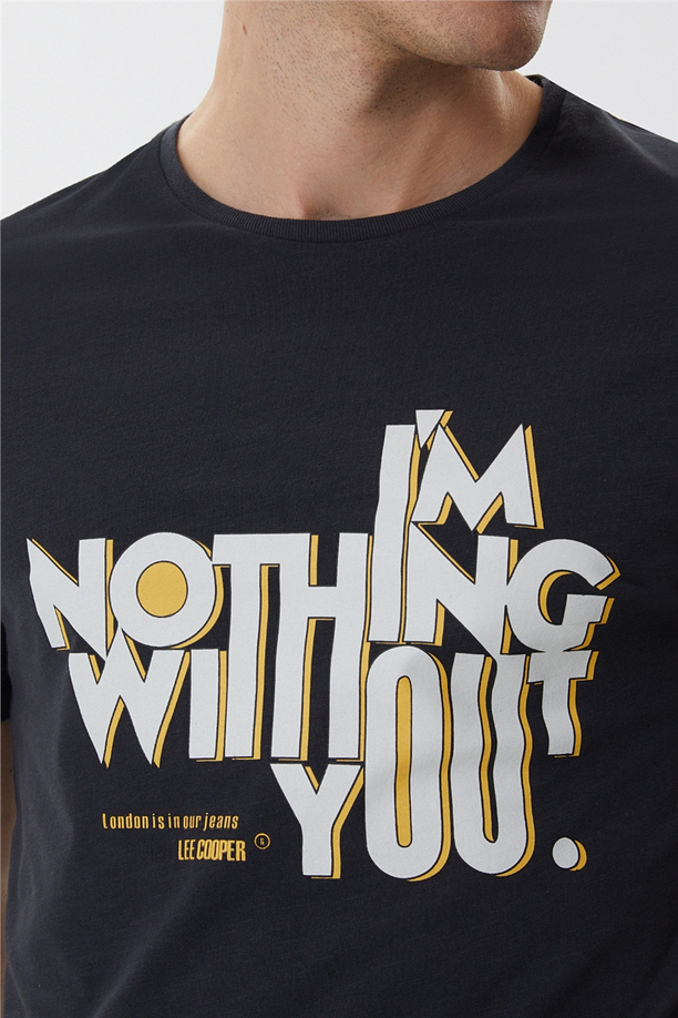 NOTHING ERKEK O YAKA T-SHIRT