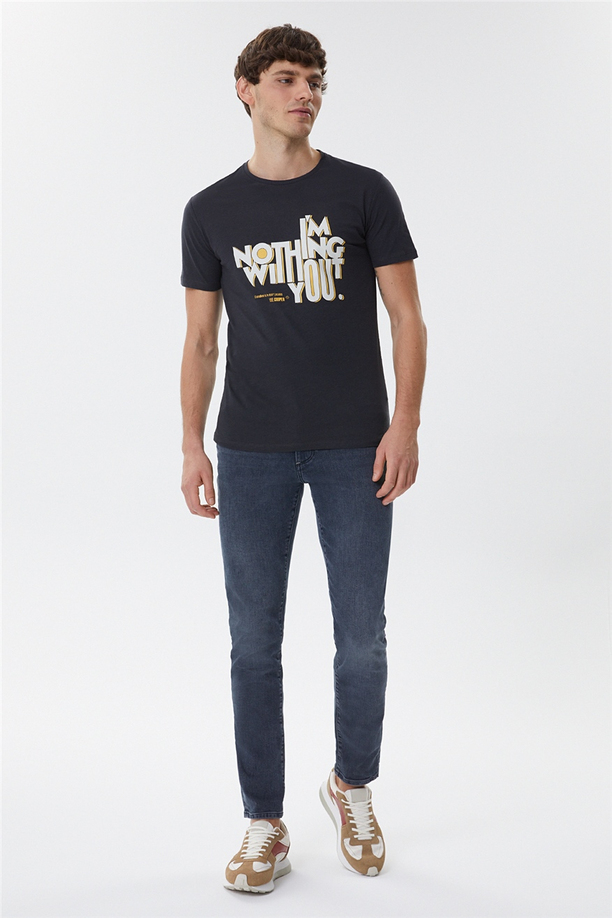 NOTHING ERKEK O YAKA T-SHIRT