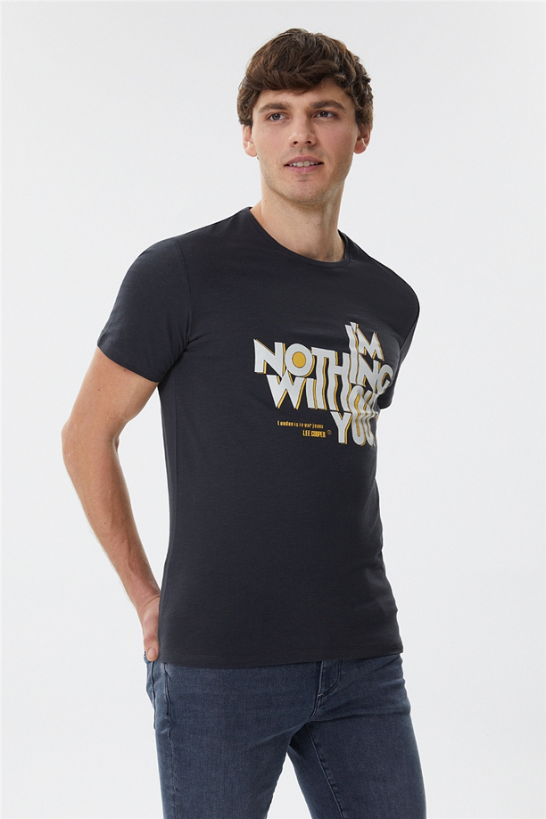 NOTHING ERKEK O YAKA T-SHIRT