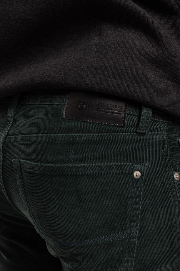 Pierce Normal Bel Dar Kesim Düz Paça Erkek Pantolon Zümrüt