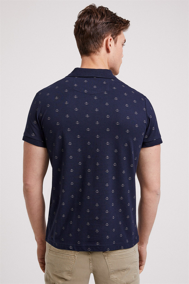 POOL ERKEK BASKILI PİKE POLO YAKA T-SHIRT
