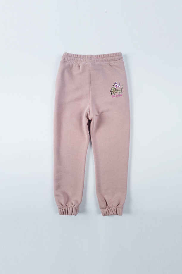 Puppies Kız Çocuk Eşofman Altı Pudra