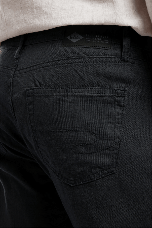 Rıcky Erkek High Rise Straight Fit %100 Pamuk Pantolon Mavi