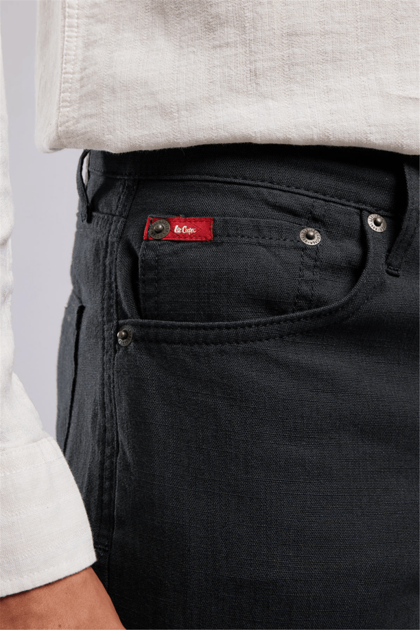 Rıcky Erkek High Rise Straight Fit %100 Pamuk Pantolon Mavi
