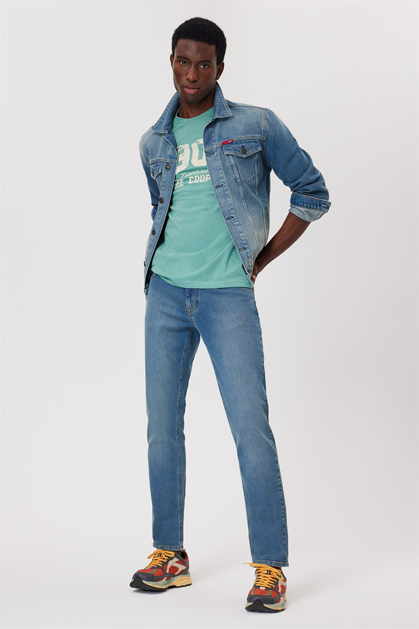 Rıcky Erkek Jean Pantolon Achılles Lıght Blue