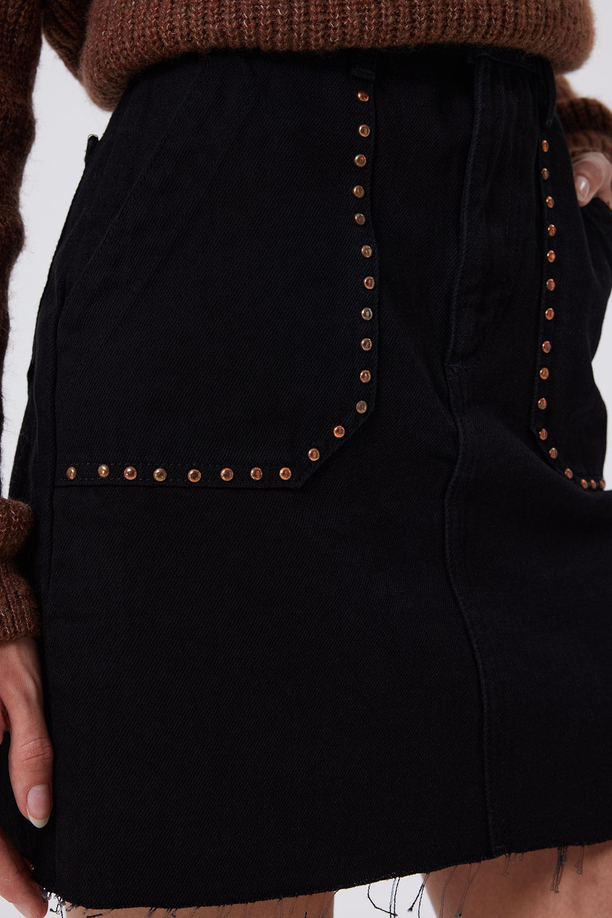 Rıta Kadın Jean Etek Rosada Vbl