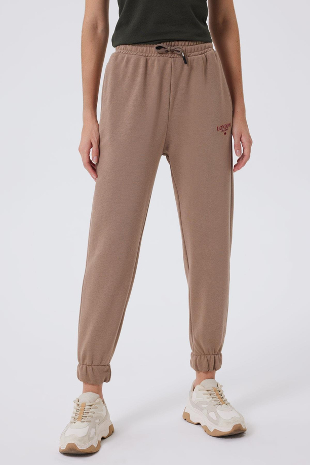 Rıyas Kadın Eşofman Alt Bej