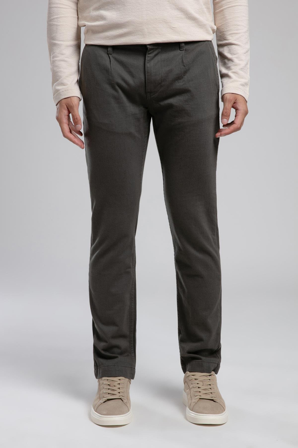 Robb Normal Bel Düz Kesim Düz Paça Haki Erkek Pantolon