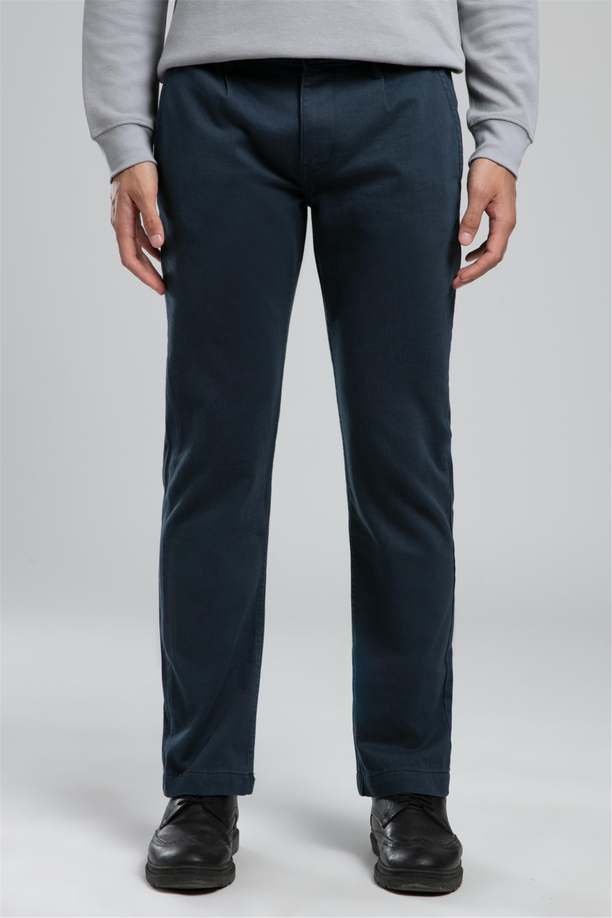 Robb Normal Bel Düz Kesim Düz Paça Lacivert Erkek Pantolon