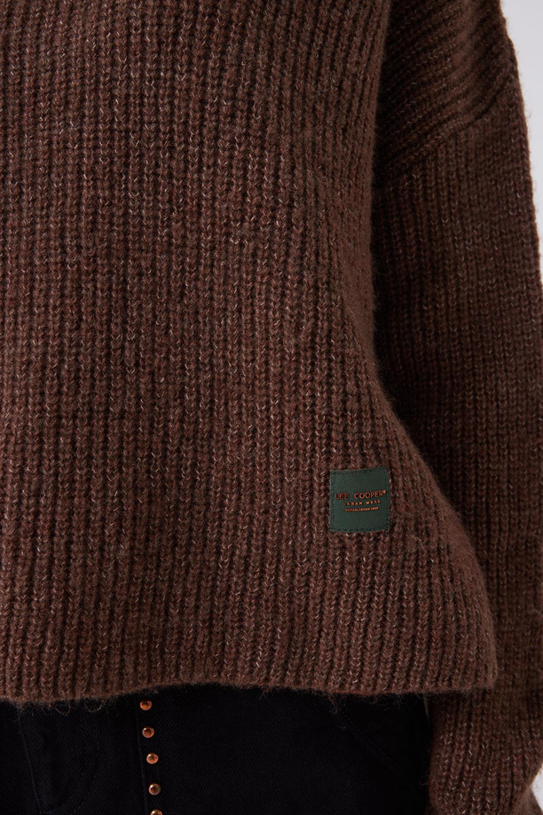 Rosa Kadın Triko Kazak Kahve