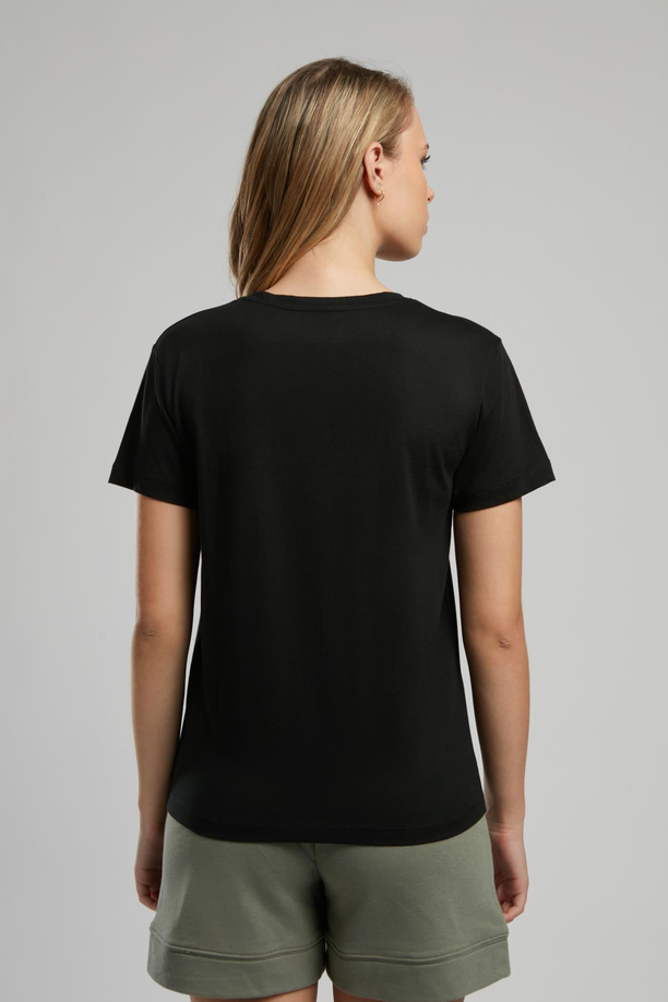 Sade Kadın V Yaka T-Shirt