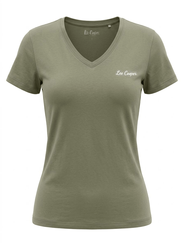 SADE KADIN V YAKA T-SHIRT