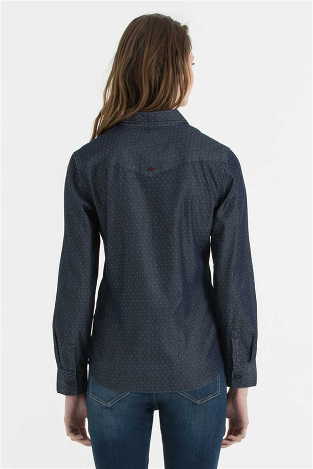 SANDRA 1 KADIN DENIM U.KOL GÖMLEK
