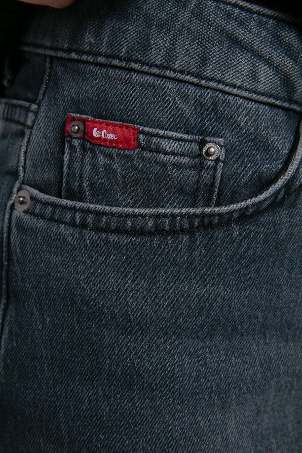 Sandy Yüksek Bel Geniş Paça Kesim Geniş Paça Gri Kadın Jean Pantolon