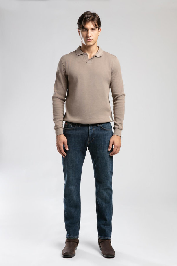 SIRIUS ERKEK POLO YAKA SWEATSHIRT