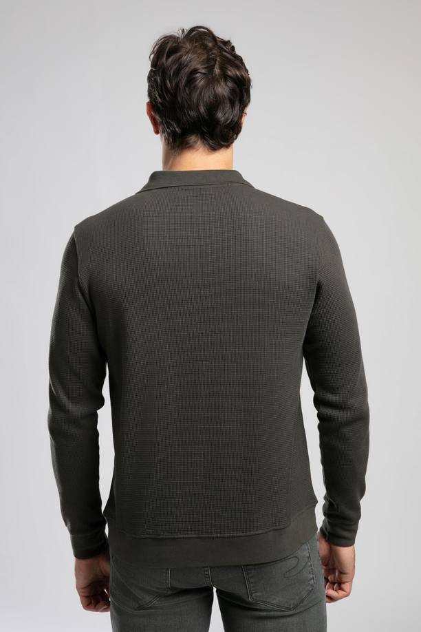 SIRIUS ERKEK POLO YAKA SWEATSHIRT