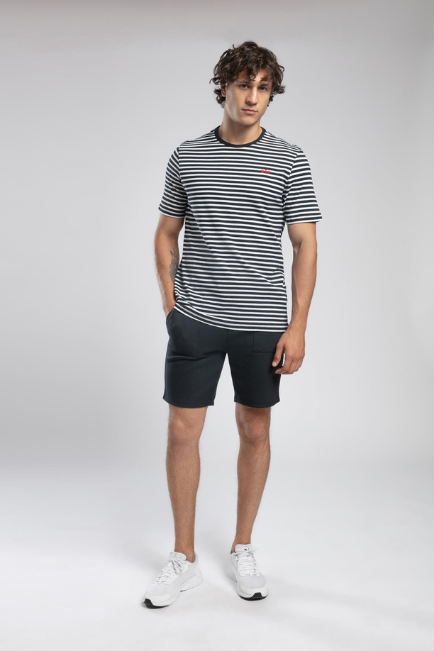 SKYLER Erkek %100 Pamuk O YAKA T-SHIRT